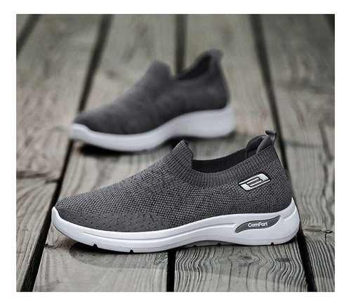 Zapatillas Deporte Para Hombre Zapatos Casuales Sin Cordones