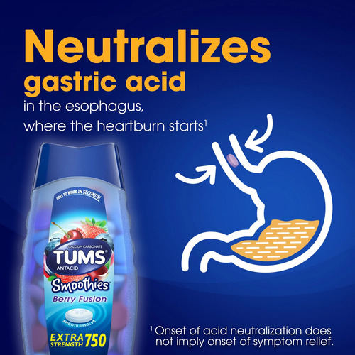 Tabletas Masticables Tums Antiácido Tums 60 Tabletas