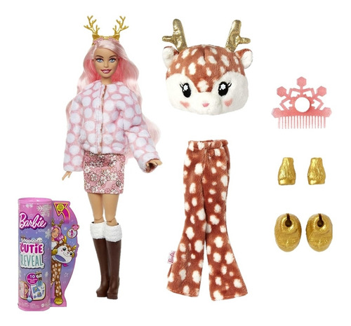 Barbie Cutie Reveal Snow Serie 3 Original Em
