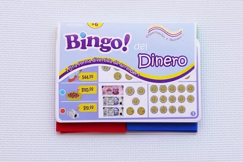 Bingo Infantil Dinero Aprende Interactúa Juega En Grupo Niño