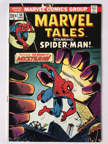 Marvel Tales #50 Starring Spider-man Vs Mysterio 1974 Romita
