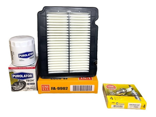 Kit Filtros Aveo 1.6l 2008-2017 Bujías Platino Aire & Aceite