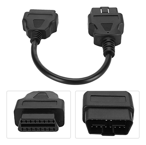 Cable De Extensión Obd De 16 Pines, 0.98 Pies A Adaptador De