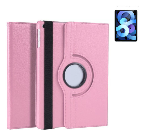 Funda Compatible iPad New 5° 6° Gen Giratoria 360º + Vidrio