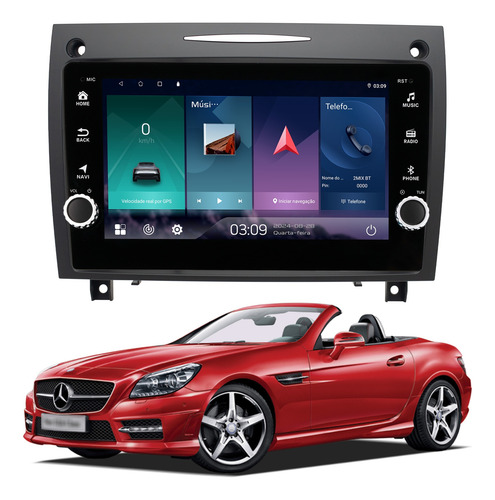 Multimídia 2mix C/botões Slk 2004 A 2011 2+64gb Android 9p