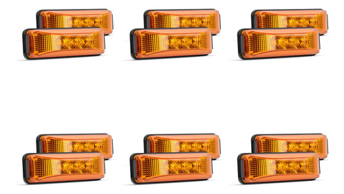 Marcador Led Lateral L Delantero Y Trasero Para 3 Camiones,