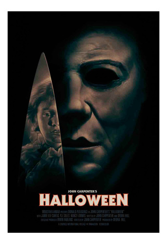 Cuadro Poster Premium 33x48cm Pelicula De Terror Halloween