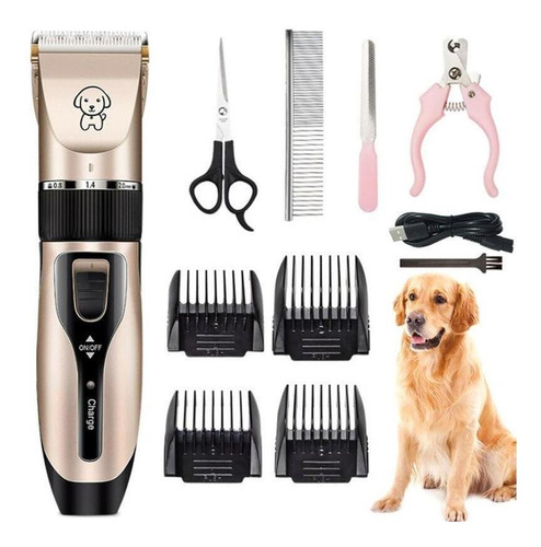 Kit De Recortadora De Pelo Para Mascotas, Peine De Bajo Ruid