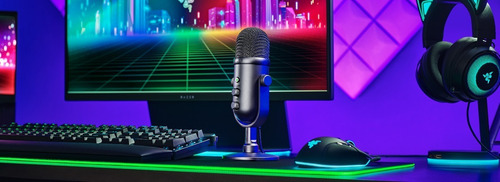 Imagen 3 de 5 de Micrófono Razer Seiren V2 Pro Usb Profesional Mic Dinámico