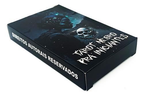 Baralho Tarot Negro P/ Iniciantes C/ 36 Cartas Explicativas