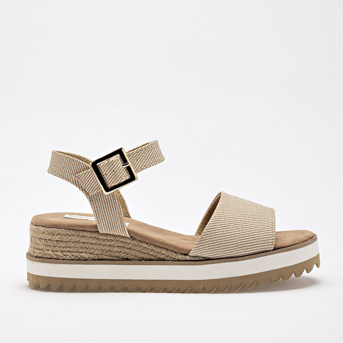 Moramora Sandalia Para Mujer Beige Cod 132634-e