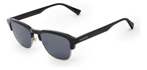 Gafas de sol Hawkers Lifestyle New Classic diseño Diamond Black Dark armazón negro brillante/plata y lente negro