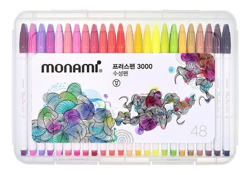 Monami Plus Pen 3000 X 48 Colores