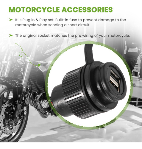 Adaptador De Enchufe De Cargador Usb Dual Para M