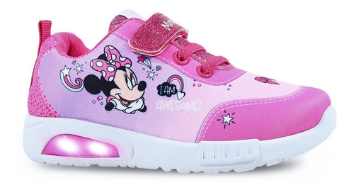 Zapatillas Footy Minnie Pop Luz Led Niña Min307