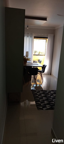 Imagem 7 de 30 de Apartamento Com 3 Dormitórios, Sala Ampla Com 2 Ambientes, Sacada E 1 Vaga De Garagem - 9123