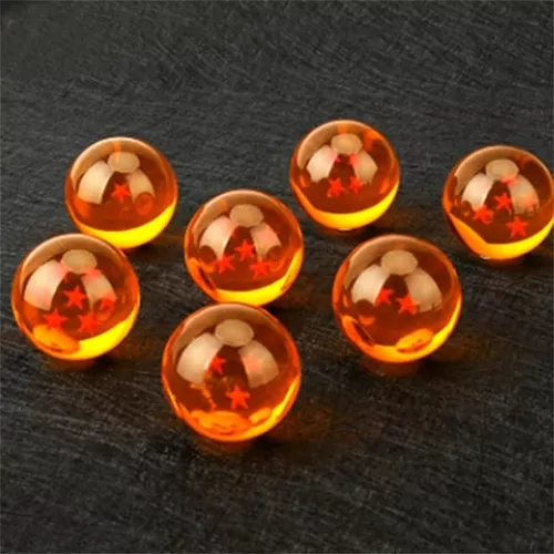 7 Bolas de Dragon Ball Z de 7,8 cms