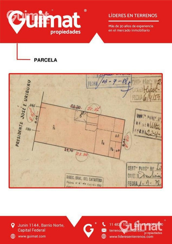 Imagen 8 de 11 de Uriburu Entre Arenales Y Santa Fe- Terreno En Venta! Recoleta