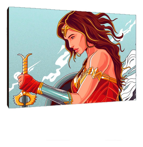 Cuadros Poster Superheroes Wonder Woman S 15x20 (rww (13))