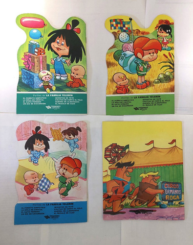 Comics De La Familia Telerin Y Los Picapiedra (Usado)