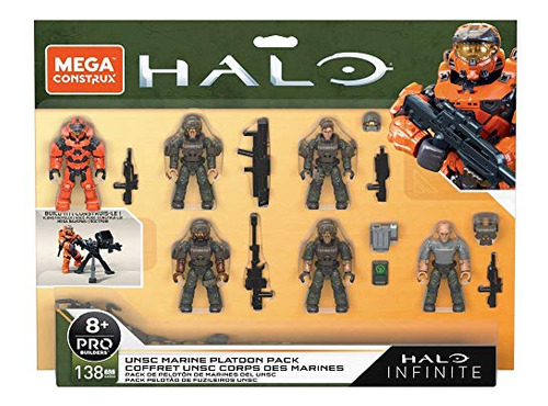 Mega Construx, Halo. Unsc Marine Platoon Pack
