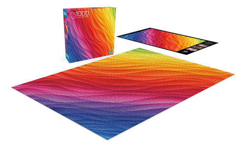 Gradiante Color Gradient Arte Rompecabezas 1000pz Arcoiris