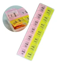 Comprar Porta Comprimidos Semanal 2x Ao Dia Medicamentos Pilulas