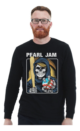 Polera Ml Pearl Jam August 2016 Rock Impresión Directa