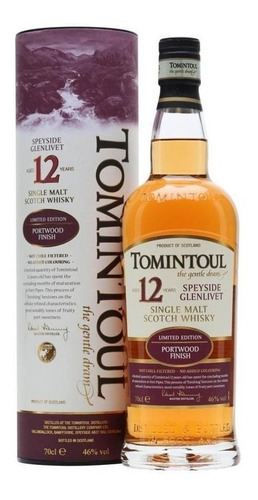 Whisky Tomintoul 12 Años - Single Malt, 700 Ml.