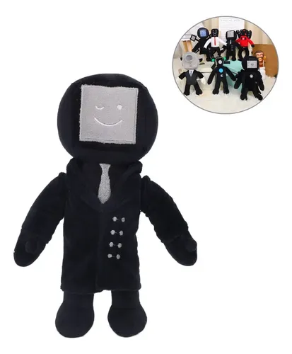 VSFJZJKJ Peluche De TV Man – Skibidi Toilet, Edición Actualizada, Suave Y Decorativo, Regalo Original