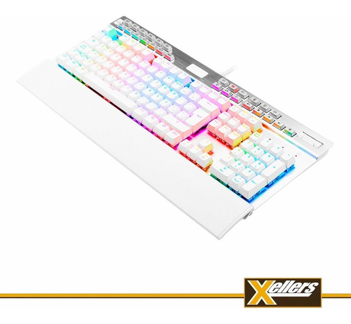 Teclado Gamer Redragon Yama K550 Blanco Mecanico Xellers 2