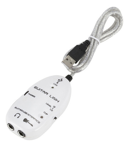 / Adaptador De Interfaz De Guitarra A Usb Para Grabación En