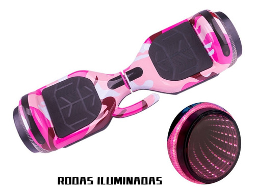 Skate elétrico hoverboard Lurs HBT65S Rosa 6.5"