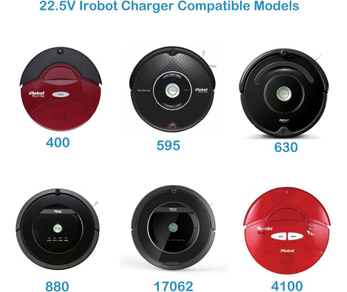 Cargador Para Roomba 22,5v 1,25a Serie 550, 595, 400, 500
