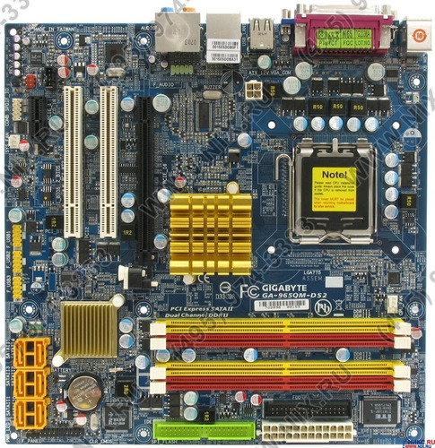 Placa Mãe Gigabyte Ga-965qm-ds2 775 Ddr2 Até 8gb Core 2 Duo