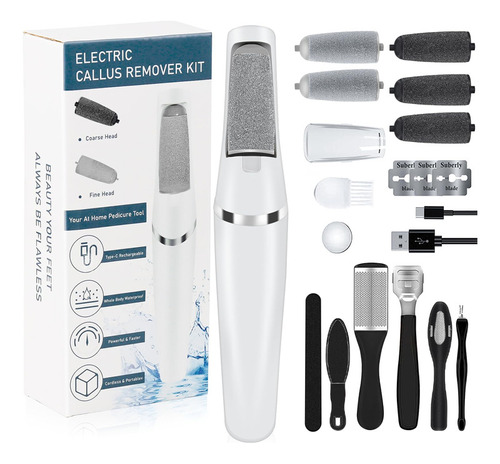 Conhaze Smooth Pedicure Wand Lima Eléctrica Para Pies Con 6