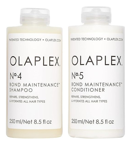 Kit Shampoo 4 Y Acondicionador 5 Olaplex 250 Ml Importado
