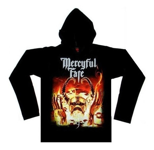 Mercyful Fate 9 Polo Capucha Talla Small [rockoutlet]