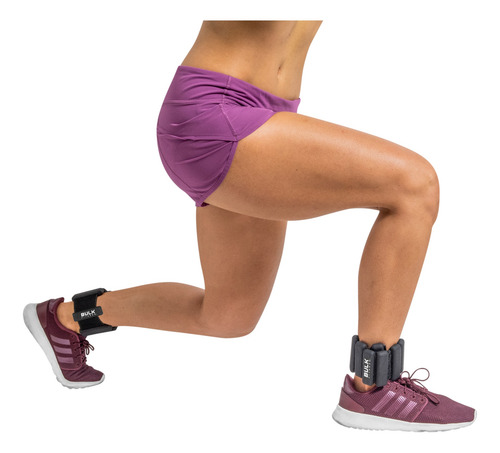 Juego De Polainas Ajustables 2lb Bulk Fitness Bf2015 Negro