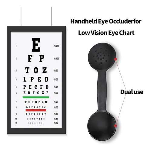 Oclusor De Ojos Estenopeico De Doble Uso, 2 Piezas De Ocluso