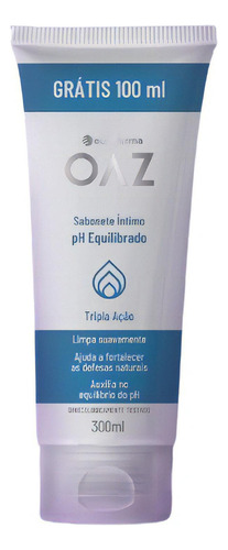 Sabonete Intimo Controle De Ph Equilibrado Gel Oaz 300ml