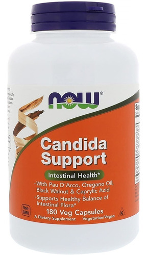 Candida Suport 180caps - Now Foods - Unidad a $1706