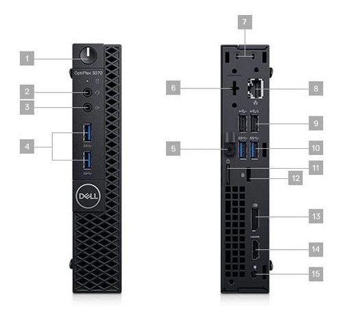 Mini Pc Dell 3070 I3-9100t 8gb Ssd 240gb Win10 Pro