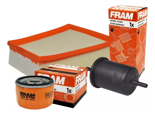 Kit 3 Filtros Fram Renault  Duster 1.6 Motor K4m