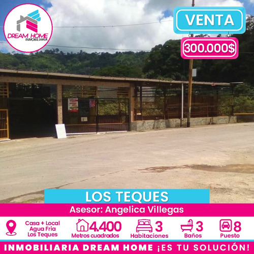  Casa Con Local Comercial En Venta Agua Fría, Los Teques - Miranda