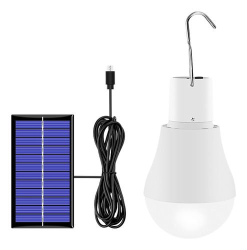 Lámpara Solar Led Solar Portátil Para Carpa De Senderismo De