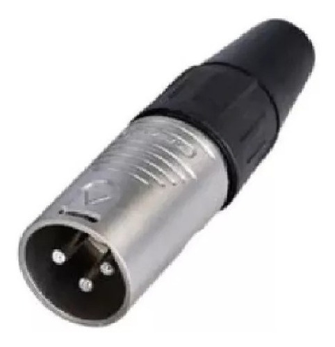 Ficha Conector Xlr Canon Macho Cable Neutrik Rean Rc3m Ntk