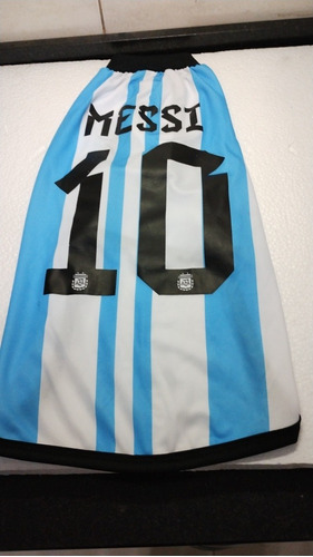 Remera Camiseta Argentina Para Mascotas Mundial 2022 50 Cm
