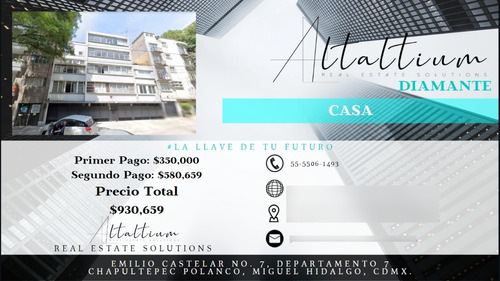 Casa N Venta, Polanco Miguel Hidalgo, En Remate..!!