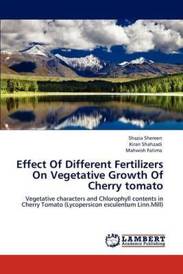 Libro Effect Of Different Fertilizers On Vegetative Growt...